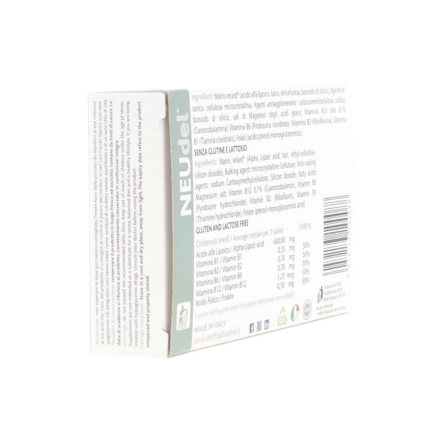 Deltha Pharma NEUdel®20 Tablets dietary supplement