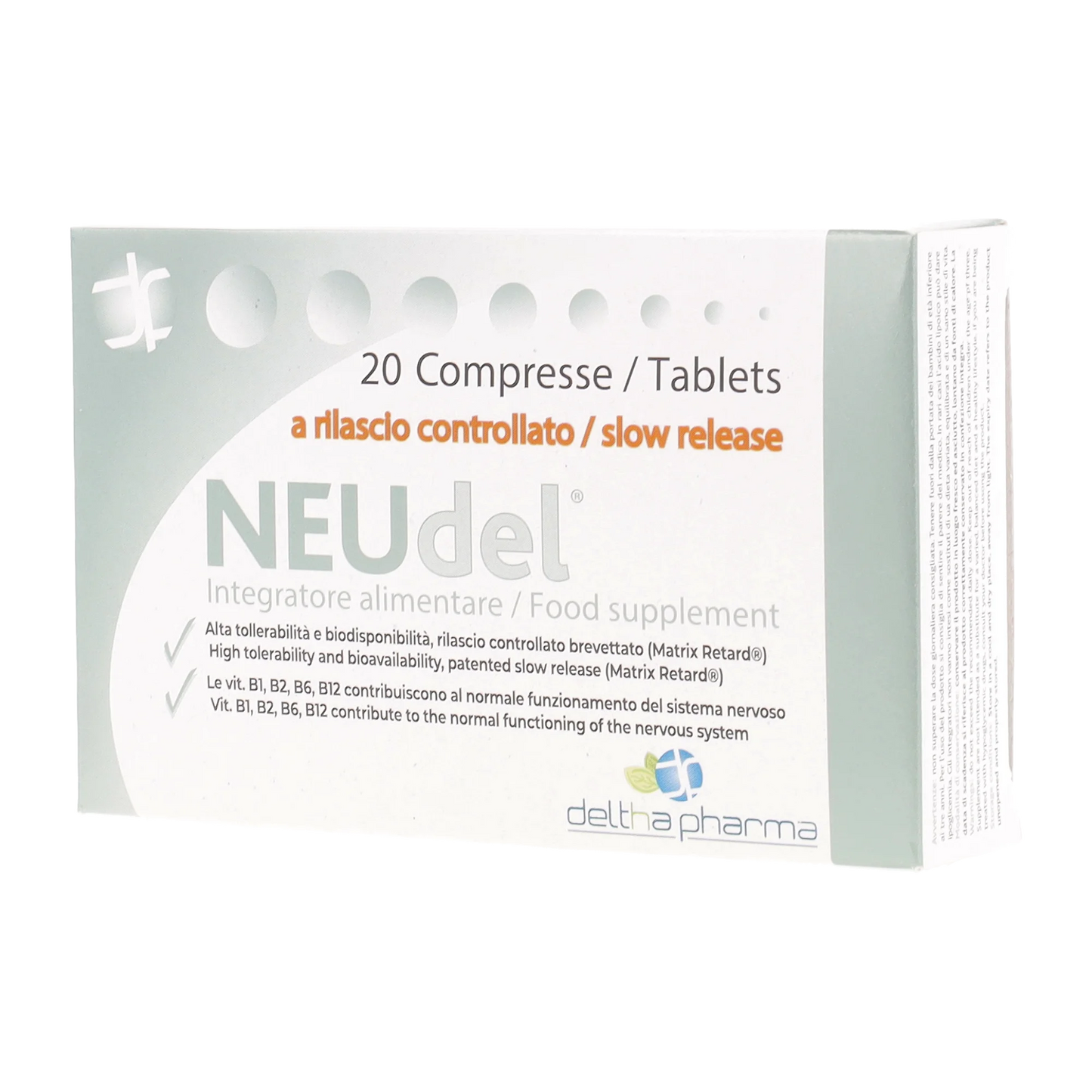 Deltha Pharma NEUdel®20 Tablets dietary supplement