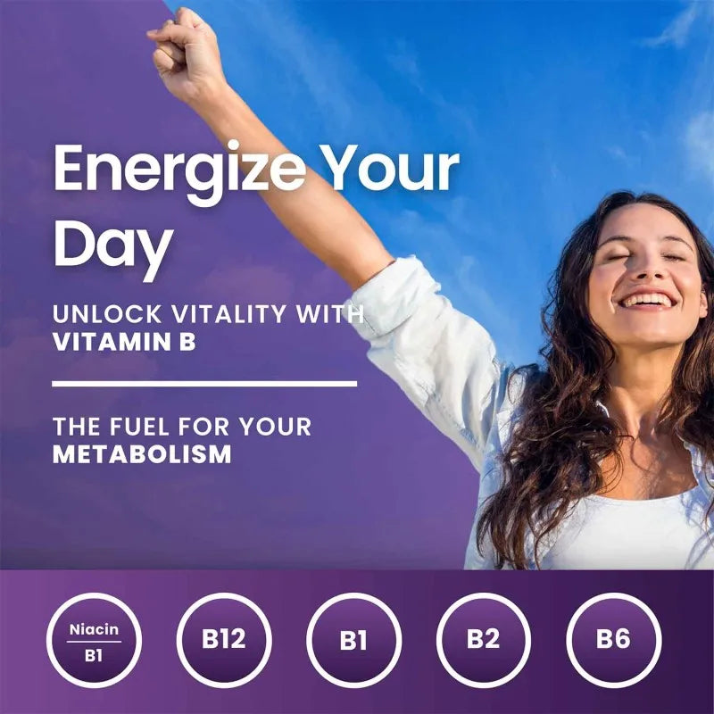 Vitamin B Complex High Dosage, 180 Tablets