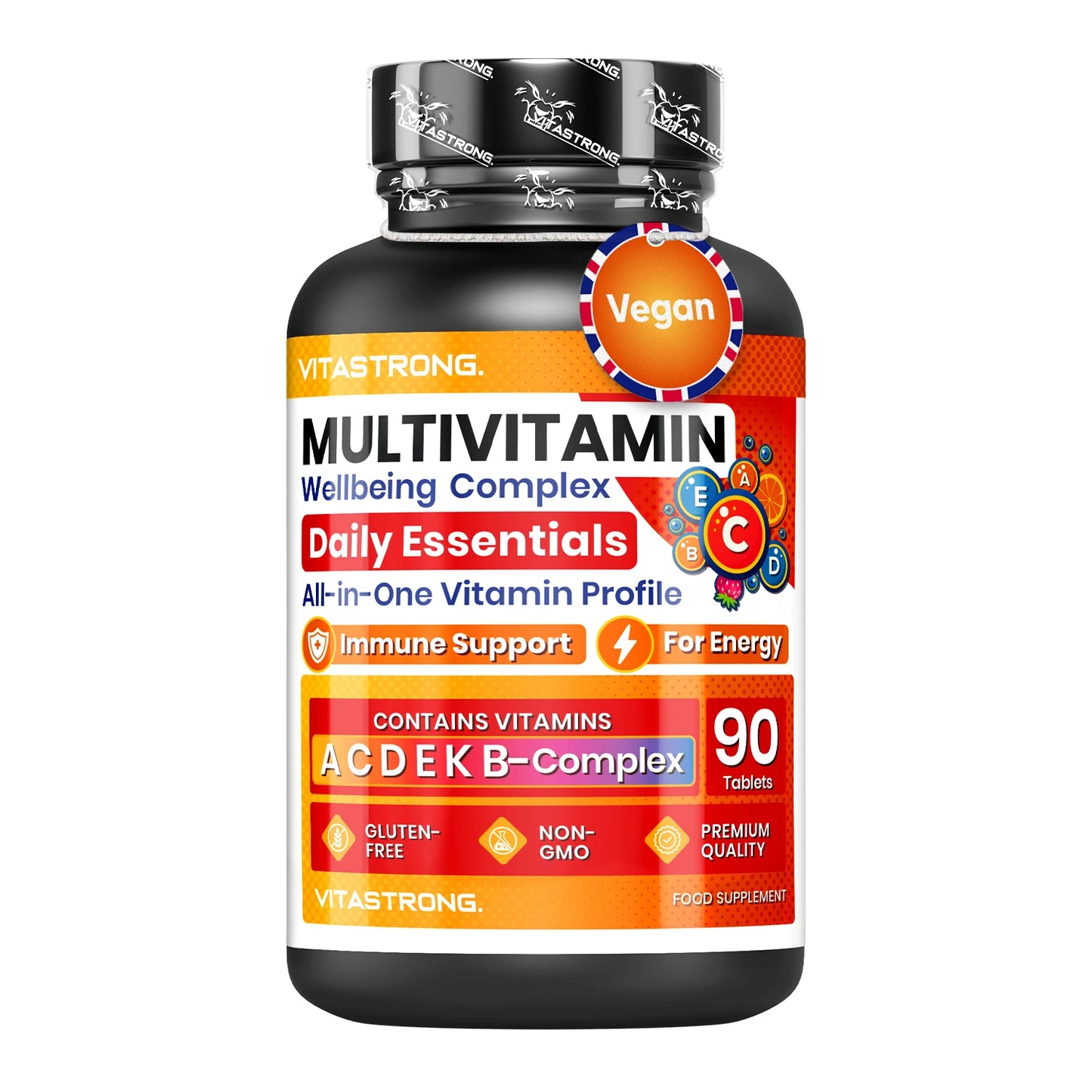 Vitastrong Complete Multivitamin Premium Quality, 13 Essential Vitamins