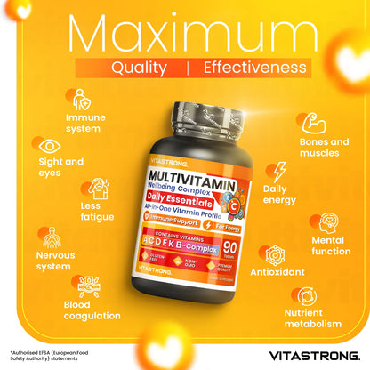 Vitastrong Complete Multivitamin Premium Quality, 13 Essential Vitamins