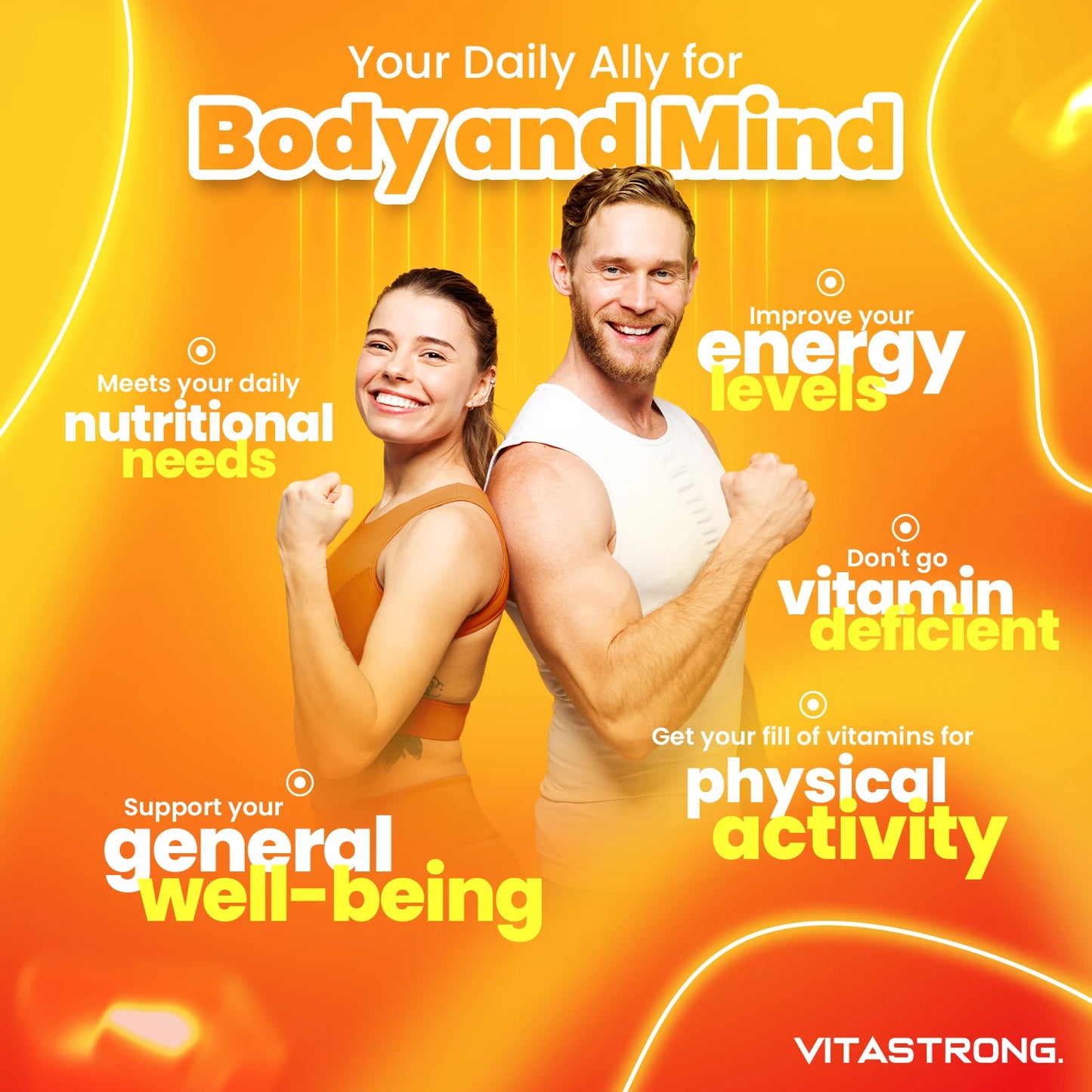 Vitastrong Complete Multivitamin Premium Quality, 13 Essential Vitamins