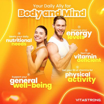 Vitastrong Complete Multivitamin Premium Quality, 13 Essential Vitamins