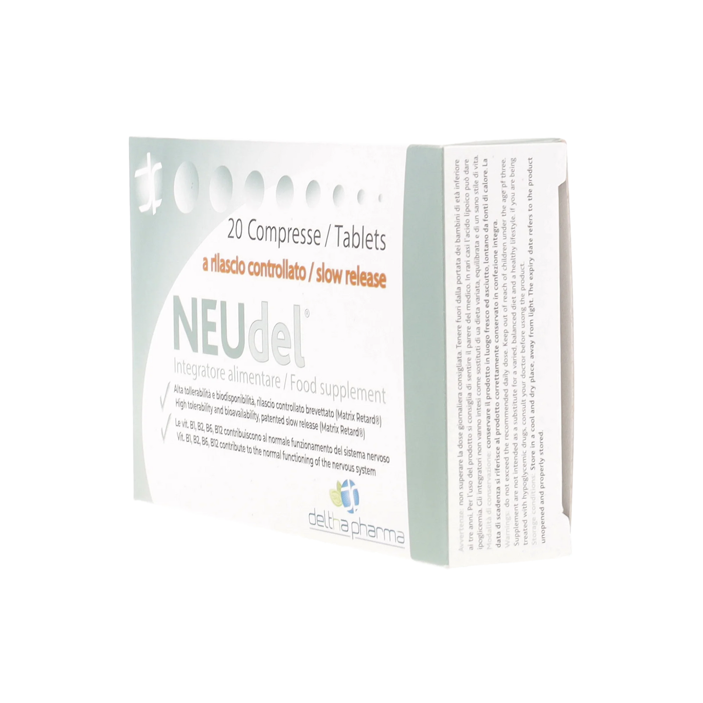 Deltha Pharma NEUdel®20 Tablets dietary supplement