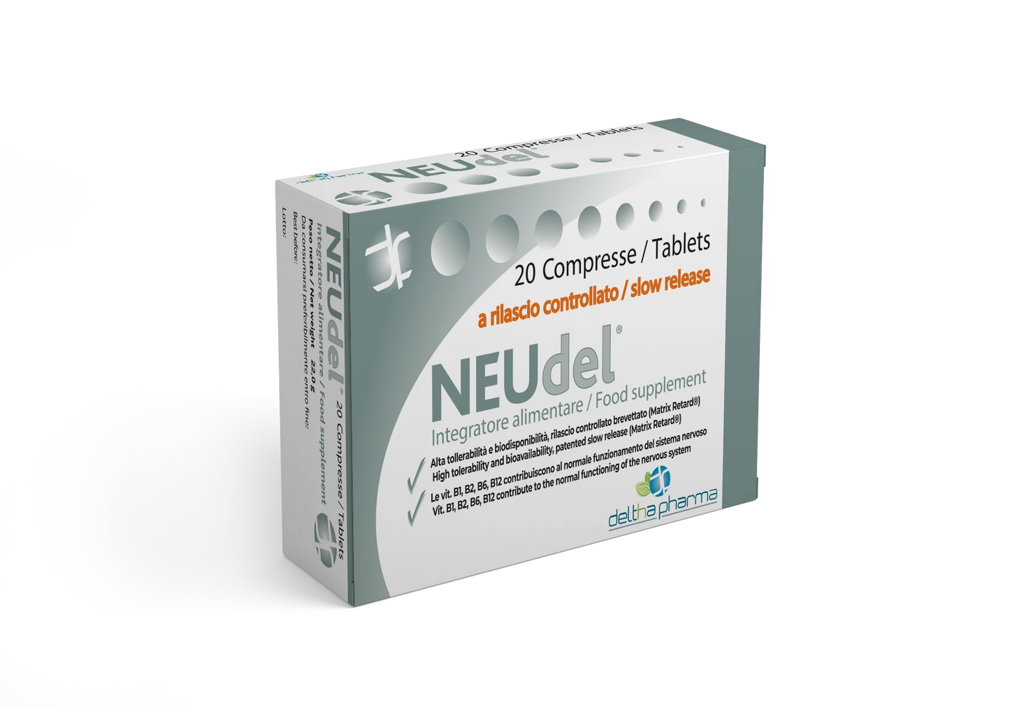 Deltha Pharma NEUdel®20 Tablets dietary supplement