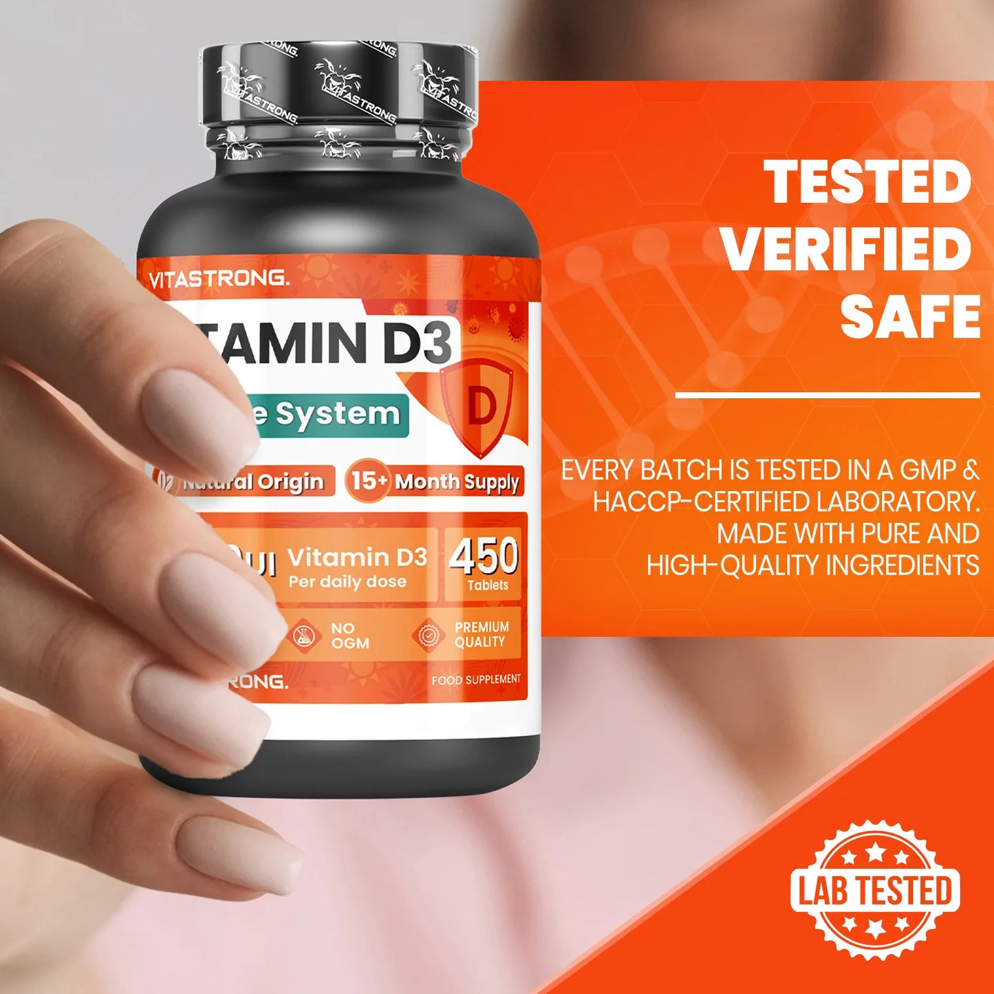 Vitamin D3 2000 IU 50mcg High Dosage,