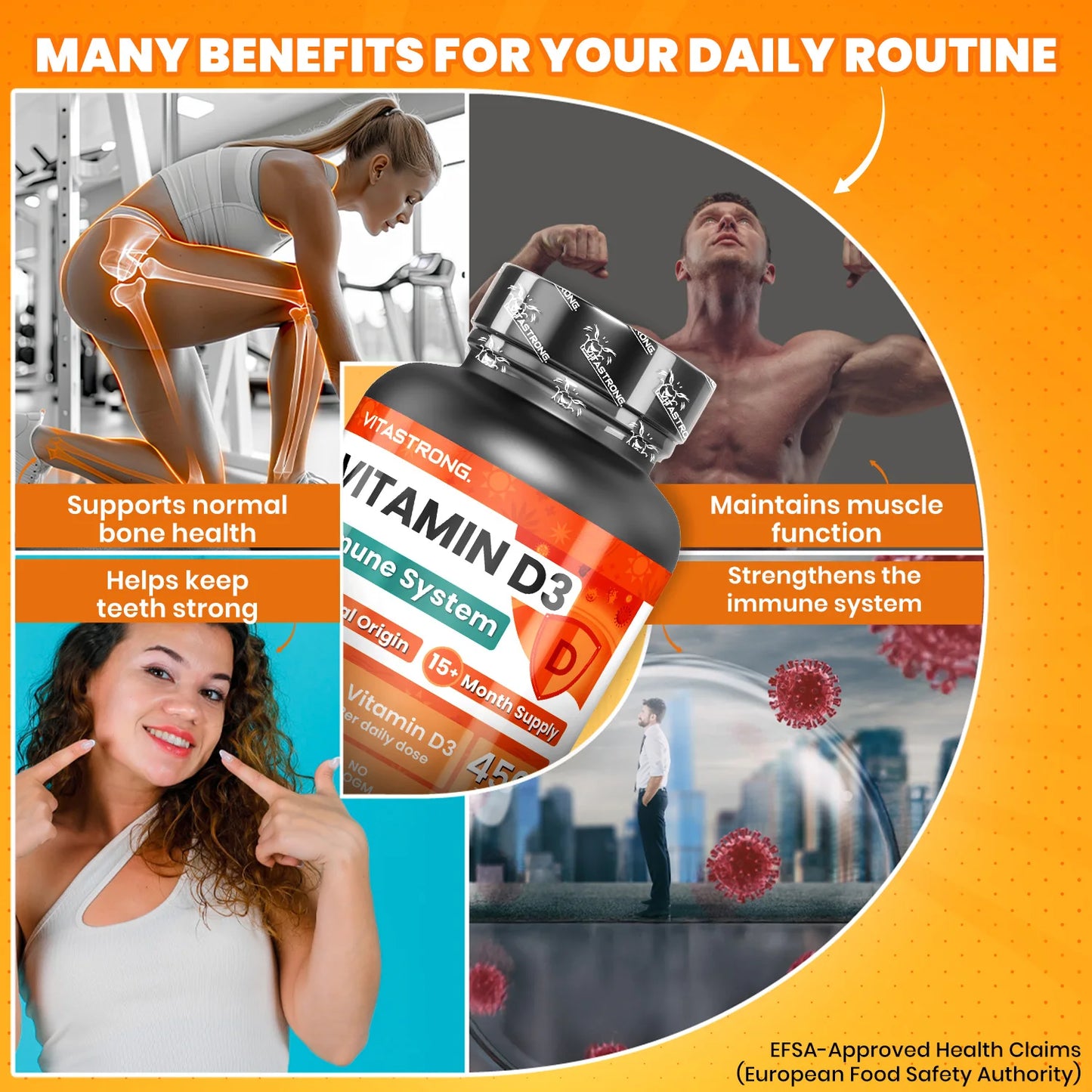 Vitamin D3 2000 IU 50mcg High Dosage,