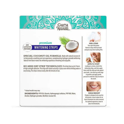 Coconut Oil Whitening Strips 7 Day Treatment