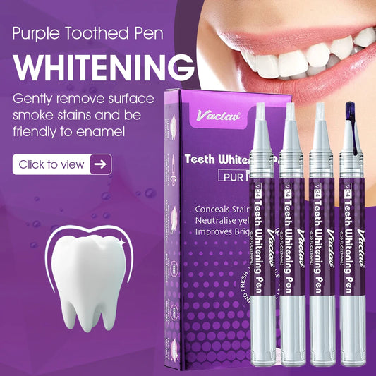 Vaclav V34 Purple teeth whitening gel pen,