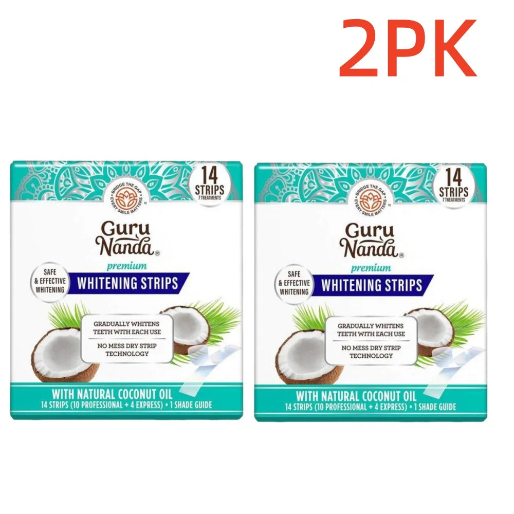 Coconut Oil Whitening Strips 7 Day Treatment