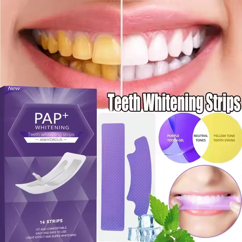 Purple Teeth Whitening Strips