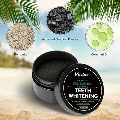 Vaclav activated charcoal teeth whitening powder,