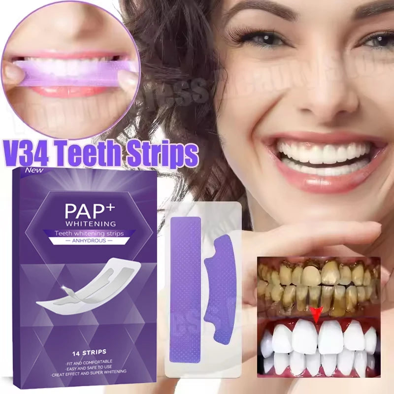 Purple Teeth Whitening Strips