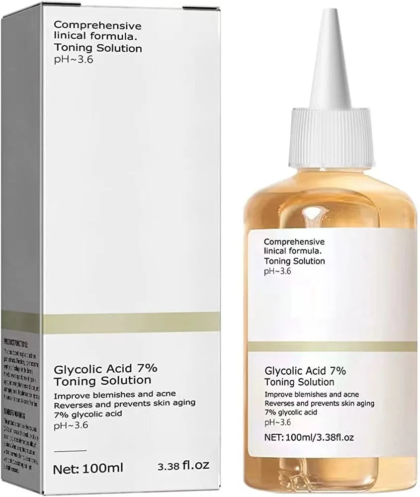 100ml Glycolic Acid 7% Toning Solution To Remove Acne