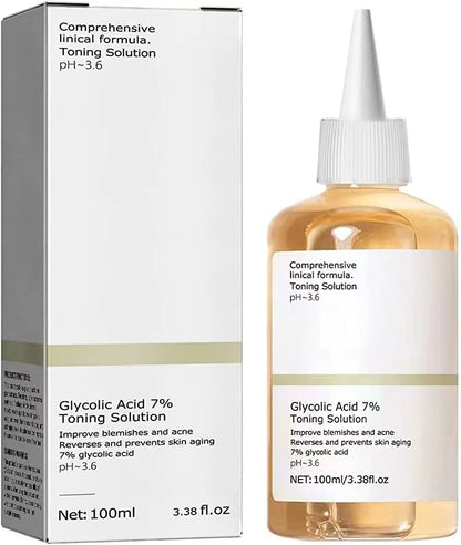 100ml Glycolic Acid 7% Toning Solution To Remove Acne