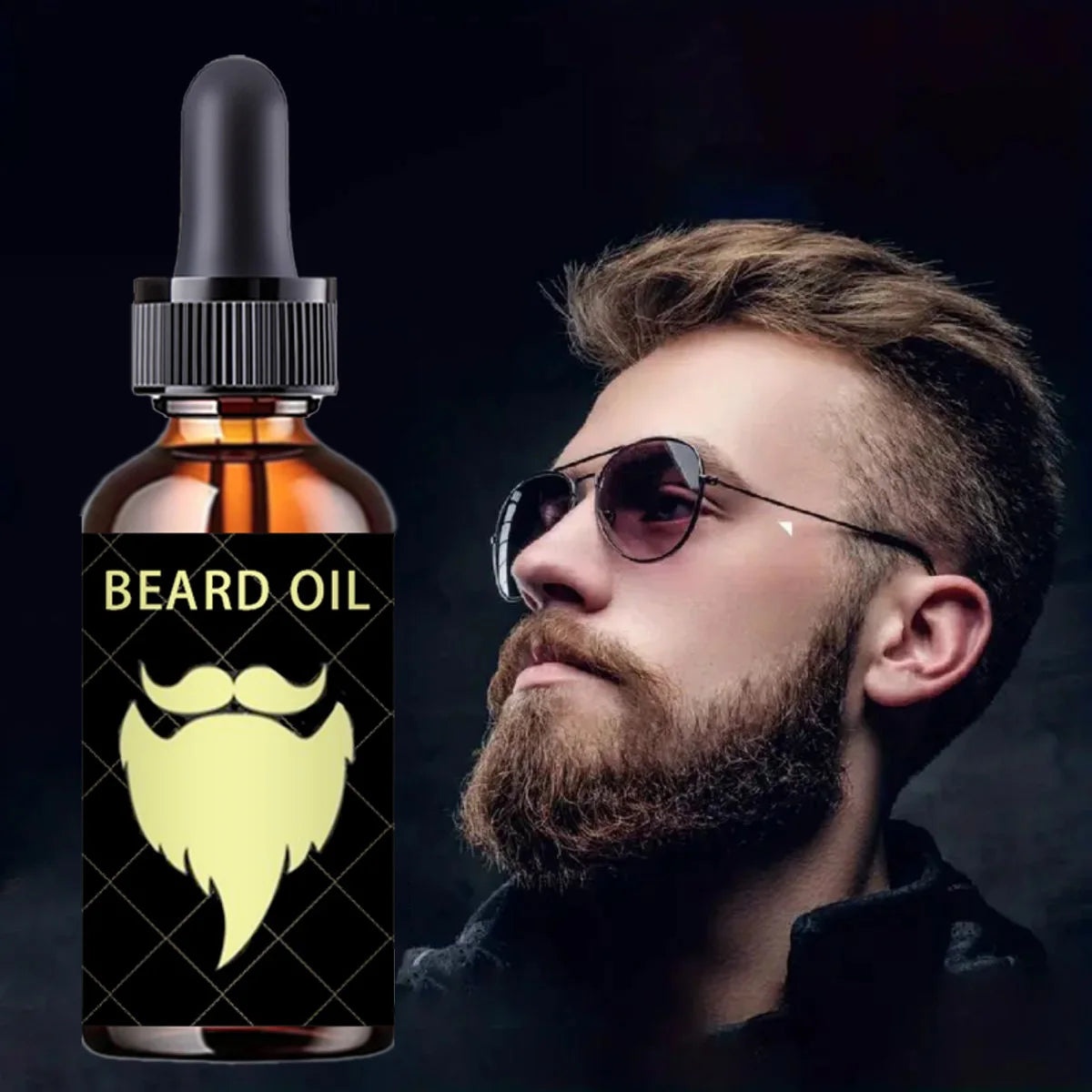100%Natural Accelerate Facial Hair Grow Beard